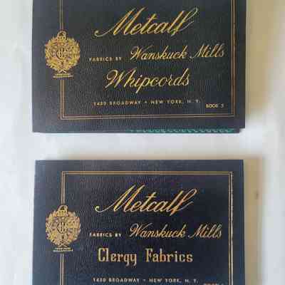 Metcalf Fabric Sample Books