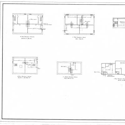 Architectural Plans of Worker Row Houses
