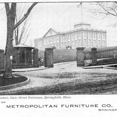 U.S. Arsenal, State Street Entrance, Sprigfield, Mass.