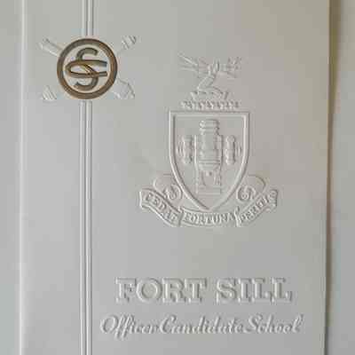 Fort Sill Officer Candidate School Graduation Announcement 1952