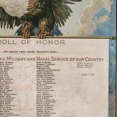 Roll of Honor, American Thread Company