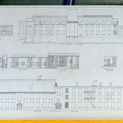 Architectural Plans, Bldg. Group No. 7, American Thread Company