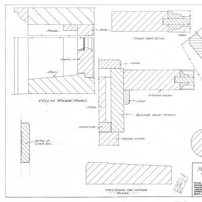 Architectural Plan of Worker Row Housing