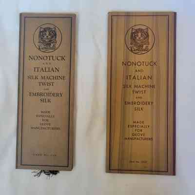 Corticelli Silk Thread Sample Books 1920s