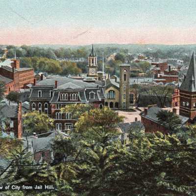 View of the City from Jail Hill, Norwich, Conn.
