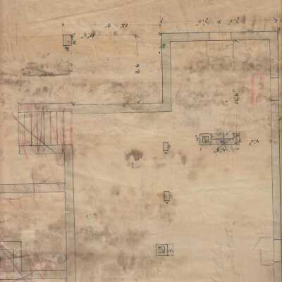 Architectural Plan of Oaks Worker Cottage