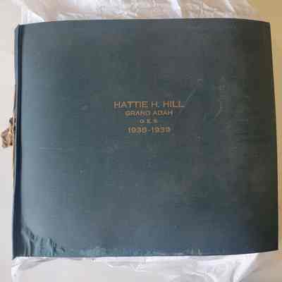 Hattie Hill OES Scrapbook 1938-39