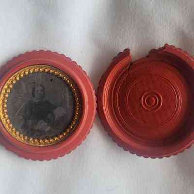 Tintype with Gutta Percha Case