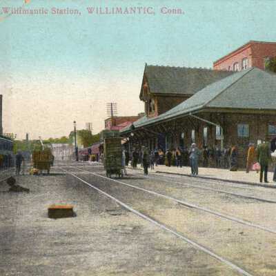 Willimantic Station Postcard