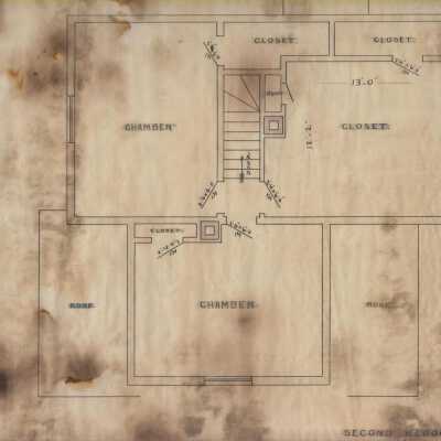 Architectural Plan of Oaks Worker Cottage, A-4