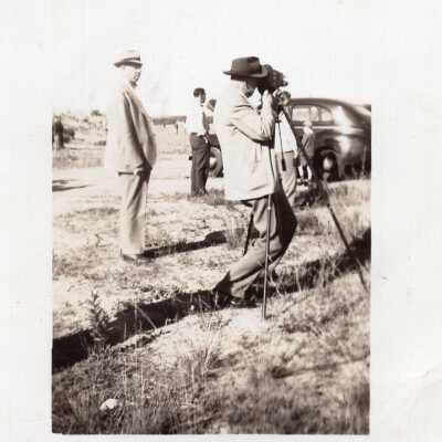 Photo of 1946 forced landing of a place at Windham Airport