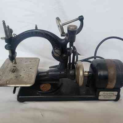 Willcox and Gibbs Electric Sewing Machine c1900