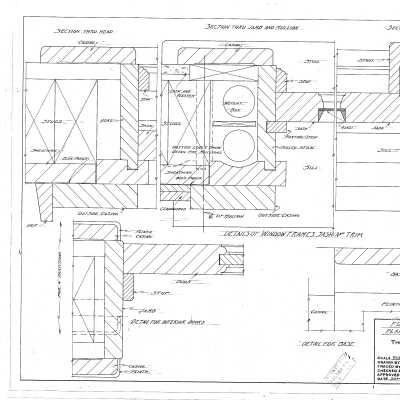 Architectural Plan of Worker Row Housing