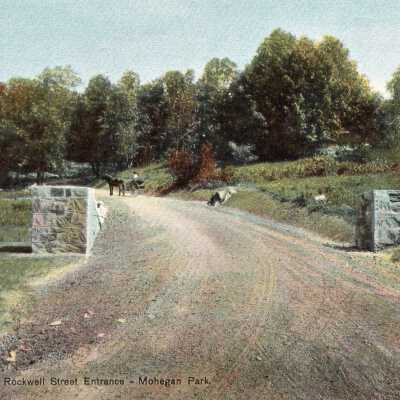 Rockwell Street Entrance - Mohegan Park, Norwich, Conn.