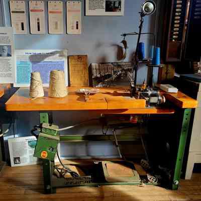 Merrow Industrial Serger and Table