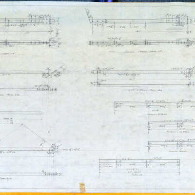 Architectural Plan of Boiler House, American Thread Company