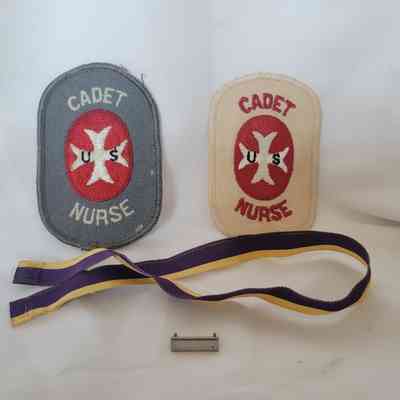 World War II Cadet Nurse Patches and Lieutenant Bar