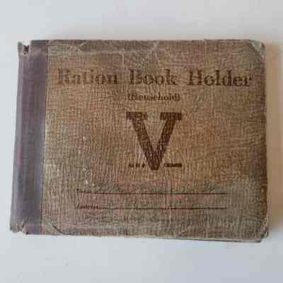 Ration Book Holder for the Way family 1942-45