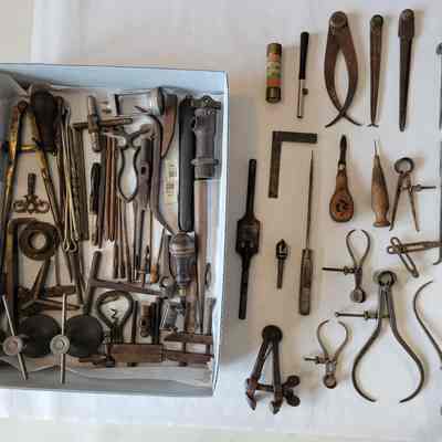 Assortment of Early 20th Century Machining Tools