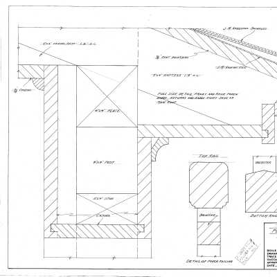 Architectural Plan of Worker Row Housing