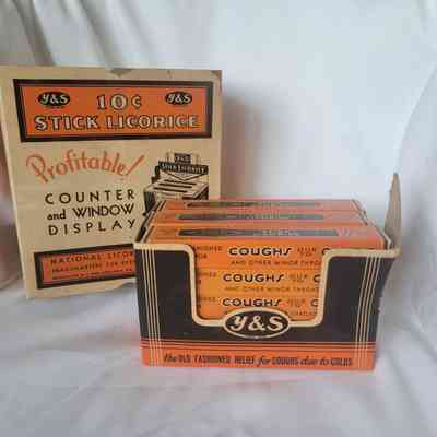 Y&S Stick Licorice Display