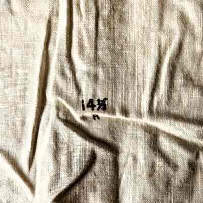 Size stamped on the shirt.