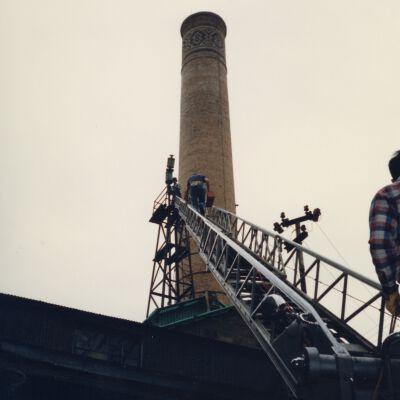 Steam Whistle, Smokestack, Mill No. 2, American Thread Company