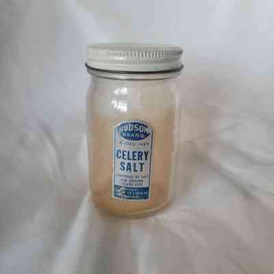 Hudson Tea and Spice Celery Salt Jar 1960s