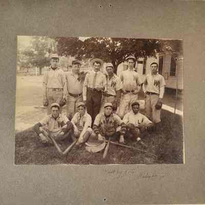 Photograph of a Baseball Team c.1900