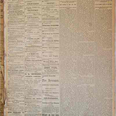 Willinantic Journal Archive 1892-1893