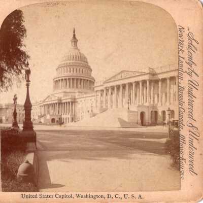 Stereograph of Washington DC
