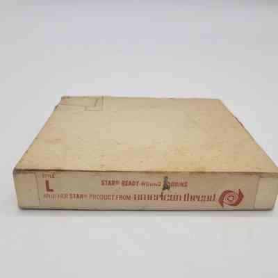 The image shows a worn, rectangular box labeled "Star Ready-Wound Bobbins," from "American Thread."