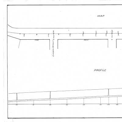 Engineering Plan of Water Main, Main Street, Willimantic
