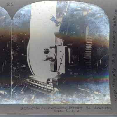 Printing Cloth, Cheney Brothers Silk Mill