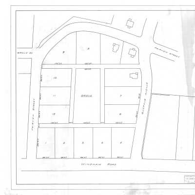 Lot Map of Oaks Grove