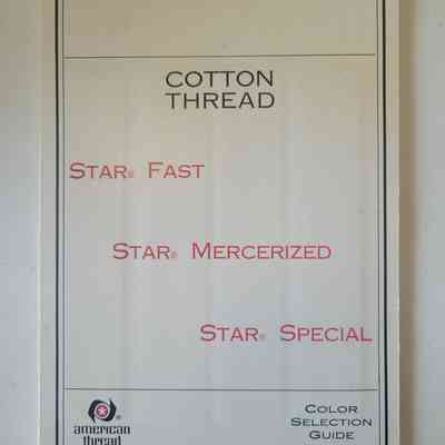 ATCO Star Cotton Thread Sample Book