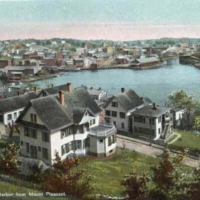 Harbor from Mount Pleasant, Norwich, Conn.