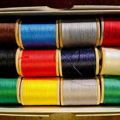 Box of thread.