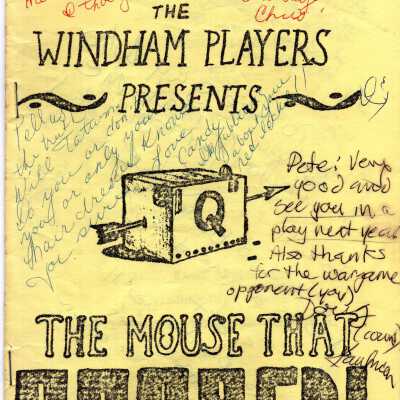 Windham High School Program, The Mouse that Roared 1974