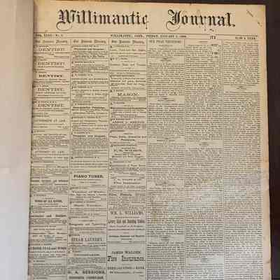 Willimantic Journal Jan 3, 1890