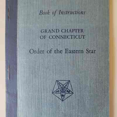 Book of Instructions, OES Grand Chapter of Connecticut 1935