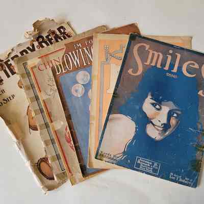 Sheet music 1913-1919