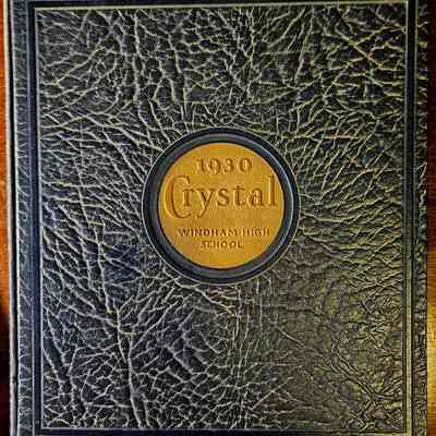 Yearbook, Windham High School, 1930