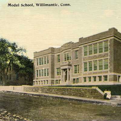 Model School Postcard, early 20th Century