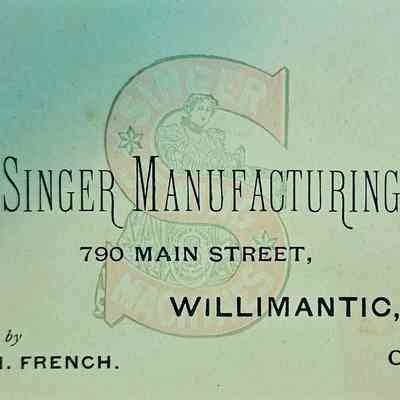 Trade Card, Singer Manufacturing Company