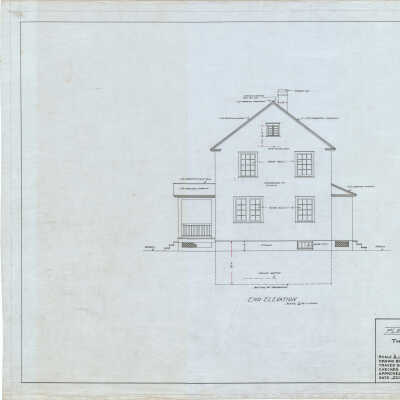 Architectural Plan of Worker Row House