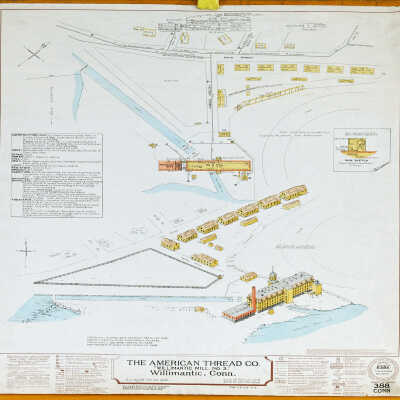Fire Insurance Plan of Mill No. 3, American Thread Company