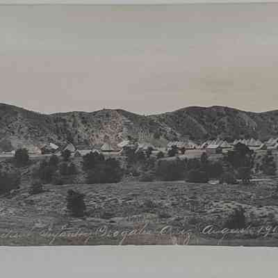Photograph of 1st CT Infantry Camp 1916