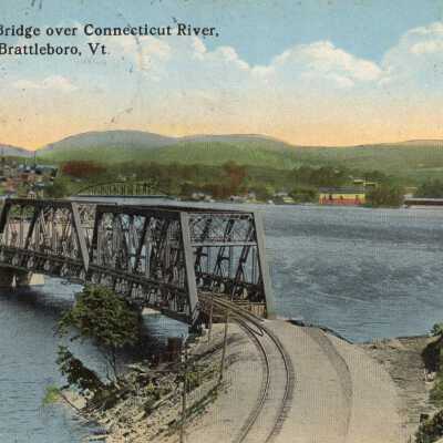 B. & M.R.R. Bridge over Connecticut River, Brattleboro, VT