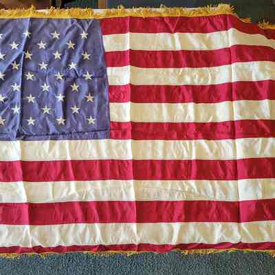 Fringed American Flag